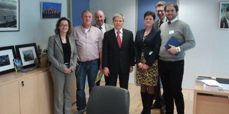 EMB bestuur gesprek met EC Ciolos