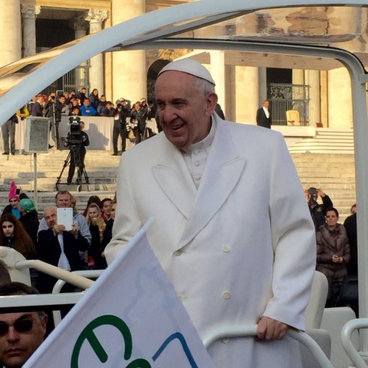 foto EMB op audiëntie in het Vaticaan