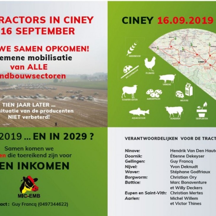 foto 16 september mobilisatie voor een eerlijke melkprijs